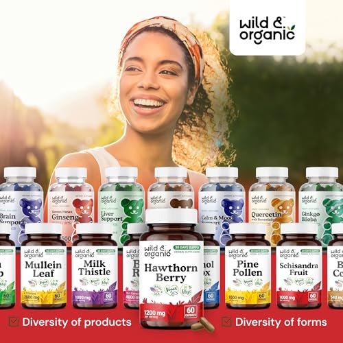 Información nutricional de cápsulas de bayas de espino