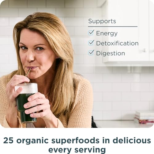 Información nutricional de SuperGreens Ancient Nutrition