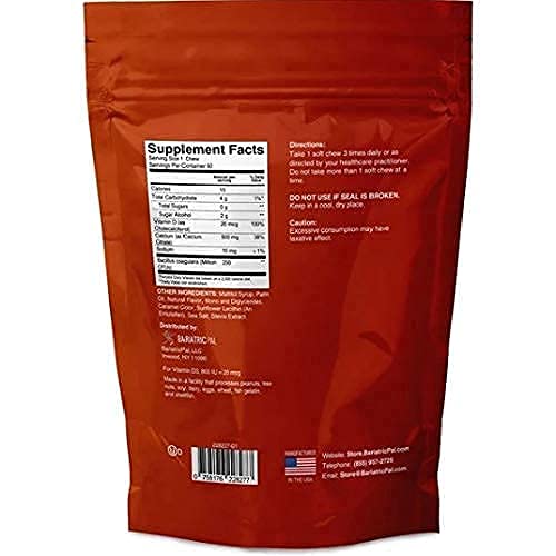 Etiqueta nutricional de vitaminas Bariátricas