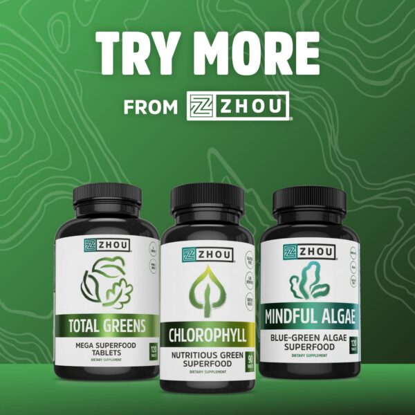 Información nutricional Chlorella Zhou Nutrition superalimento