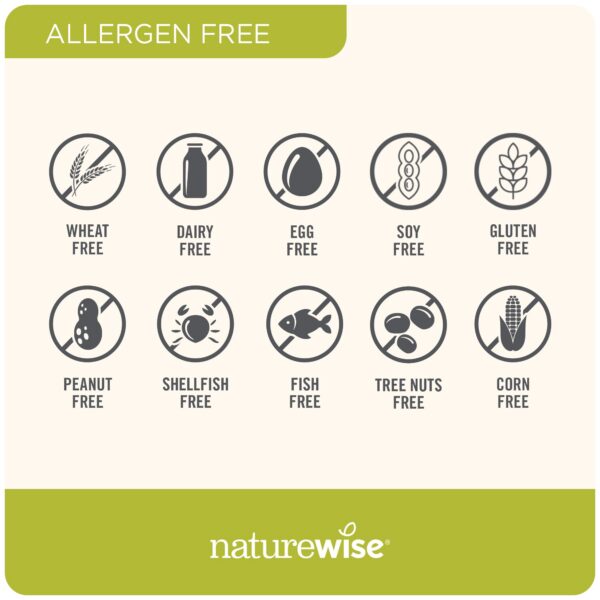 Información nutricional extracto café verde NatureWise