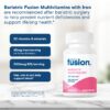 Información nutricional multivitamínico para mujeres post cirugía