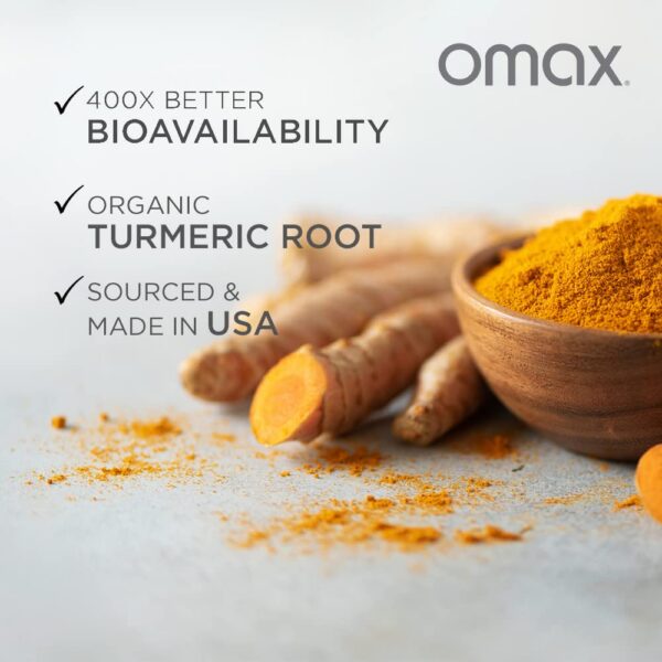 Información nutricional Omax HydroCurc curcumina