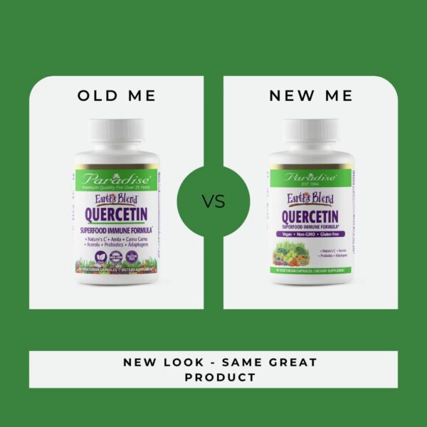 Información nutricional de Quercetina Paradise Herbs