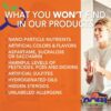 Información nutricional suplemento saw palmetto Now Foods