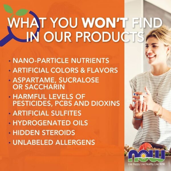 Información nutricional suplemento saw palmetto Now Foods