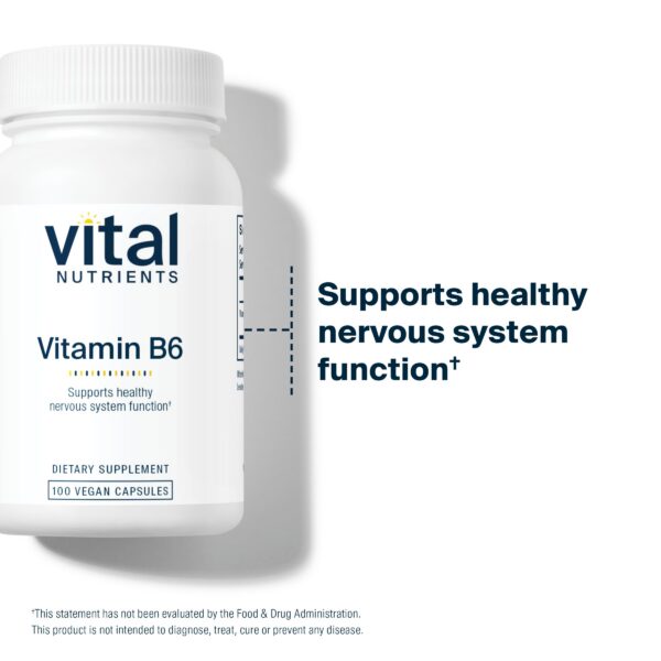 Version 1.0.0 Informacion nutricional Vital Nutrients vitamina B6
