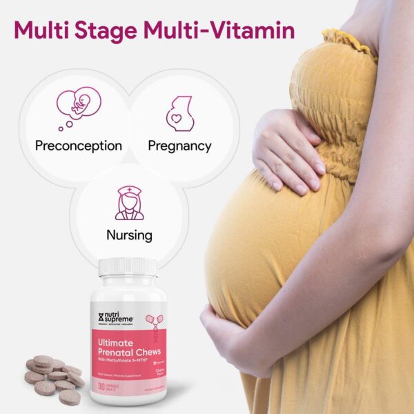 Información nutricional Vitamina prenatal Nutri Supreme