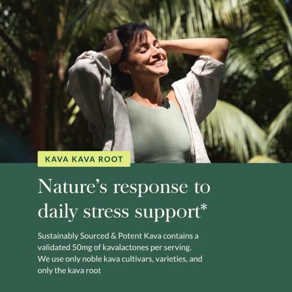 Información del producto Gaia Herbs Kava Root extra fuerza