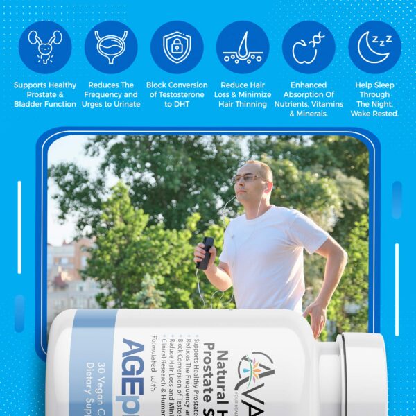 Version 1.0.0 Información suplemento Avani Health para salud urinaria masculina