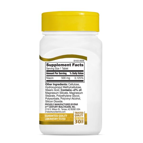 Version 1.0.0 Información suplemento niacina 21st century
