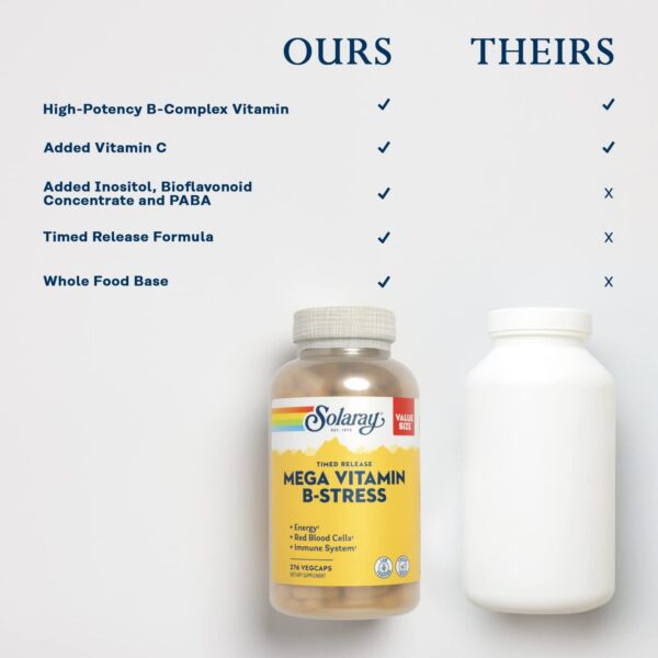 Solaray suplemento vitamina B complejo vegano salud inmunológica