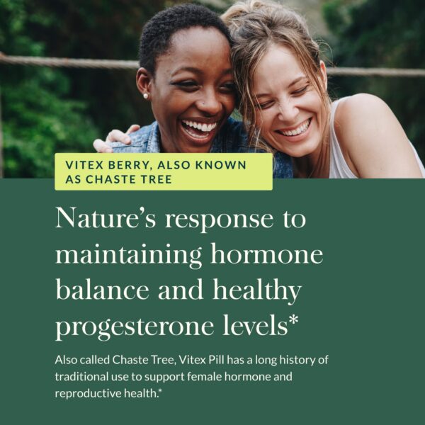 Información de uso Gaia Herbs Vitex Berry 60 cápsulas