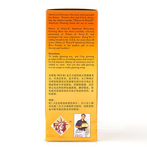 Ingrediente natural ginseng americano Prince of Peace Wisconsin