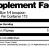 Ingrediente natural polvo flor de espino TerraVita