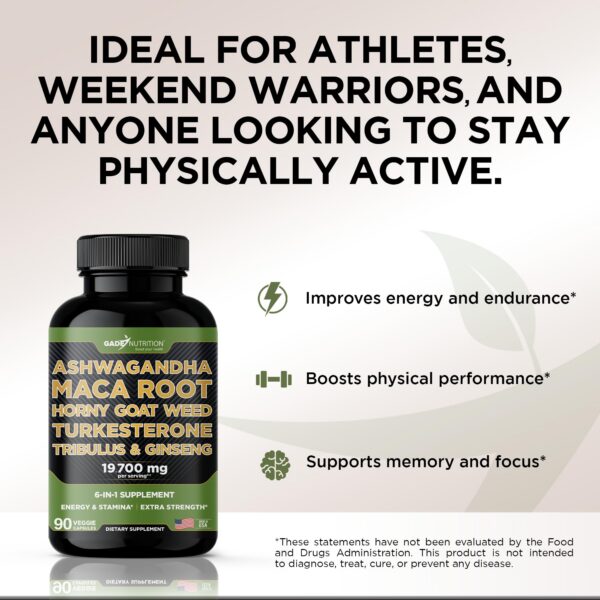 Version 1.0.0 Ingredientes Ashwagandha, Maca y más para suplementos