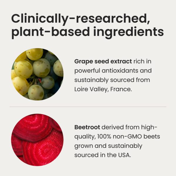 Ingredientes clínicamente estudiados en SuperBeets Heart Chews