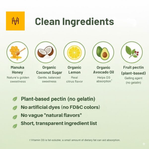 Listado de ingredientes en empaque