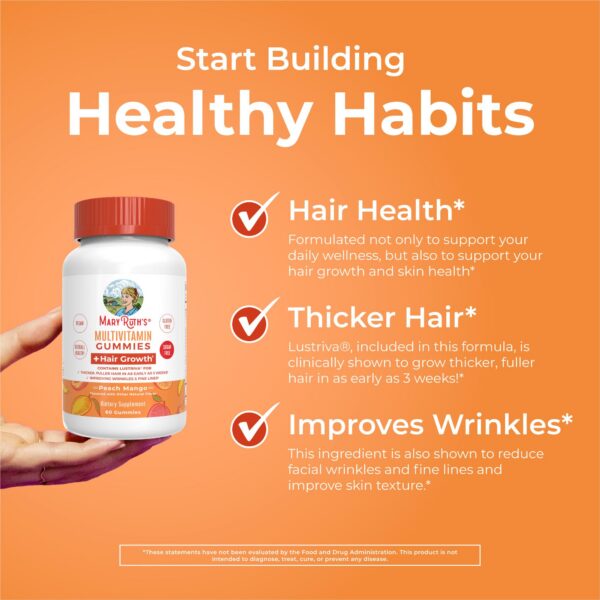 Ingredientes multivitamínicos para el crecimiento del cabello MaryRuth