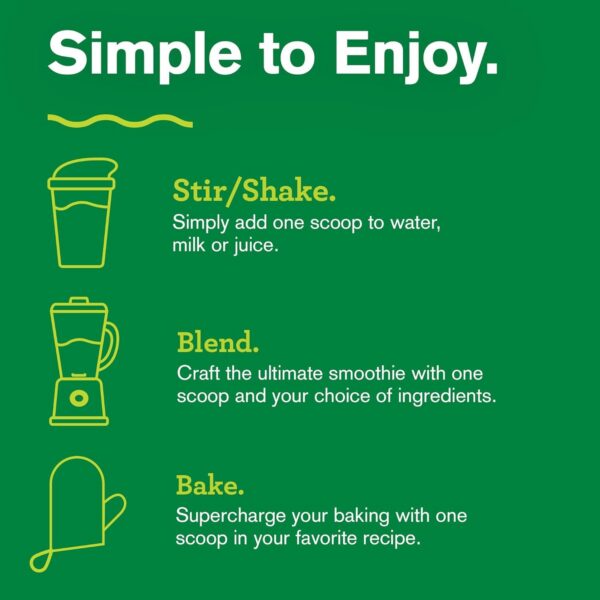 Ingredientes naturales de Amazing Grass para salud diaria