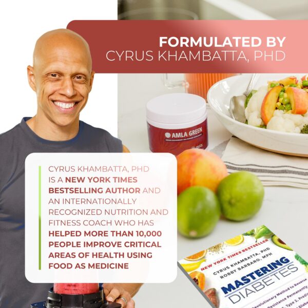 Ingredientes naturales Amla, té verde, hibisco para vitalidad