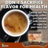 Ingredientes naturales de café instantáneo con hongos Sayan