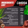 Ingredientes naturales Candida Away complejo natural