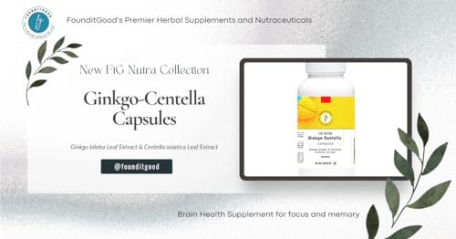 Ingredientes naturales en cápsulas FiG Nutra Ginkgo-Centella