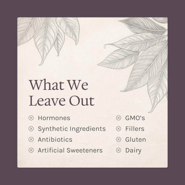 Ingredientes naturales en cápsulas Genesis Nutrition