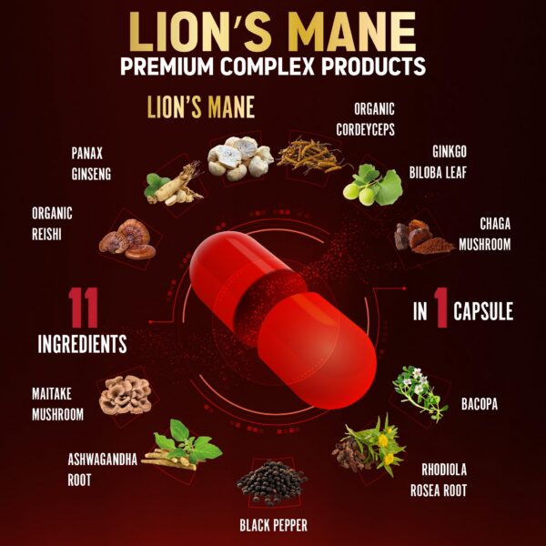 Ingredientes naturales cápsulas Melena de León Zolotus