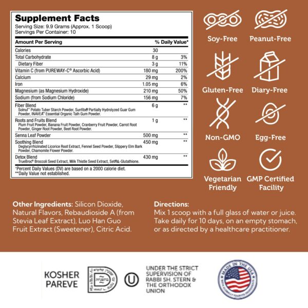 Version 1.0.0 Ingredientes naturales para detox digestivo Zahler Colon Cleanse