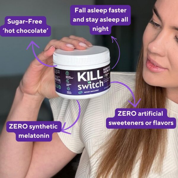 Ingredientes naturales KillSwitch chocolate y magnesio