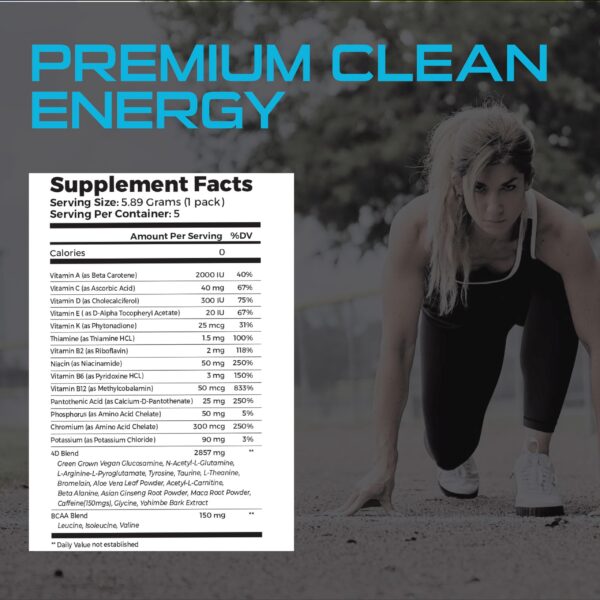 Version 1.0.0 Suplemento energético keto y vegano 4D Total Body sin gluten