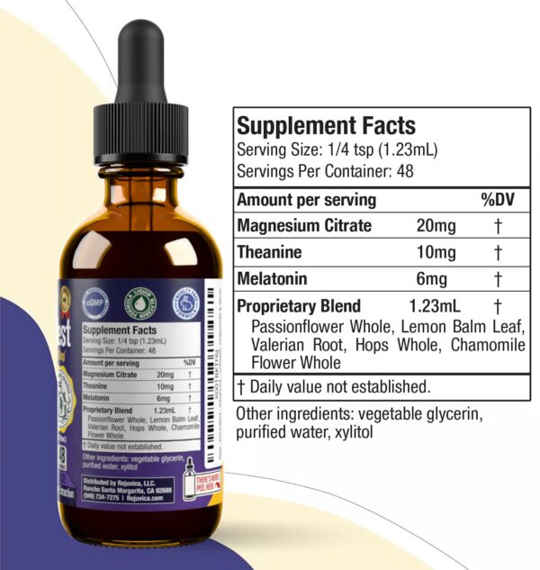 Botella pequeña NoctuRest líquido natural para dormir
