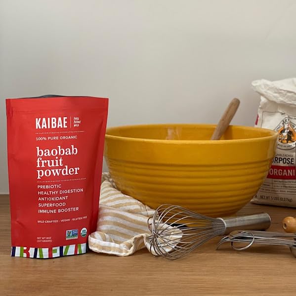 Ingredientes naturales polvo de baobab KAIBAE para bienestar