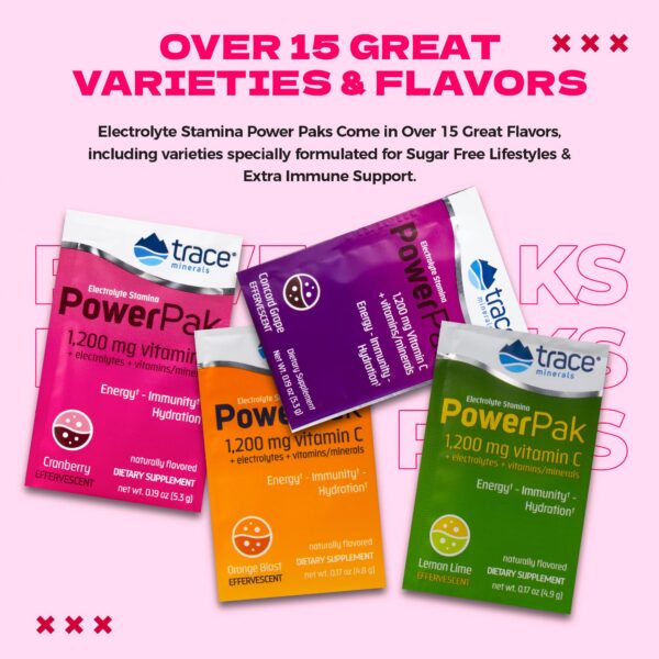 Ingredientes naturales en polvo electrolito Trace Minerals