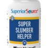 Ingredientes naturales en Super Slumber Helper melatonina 5mg