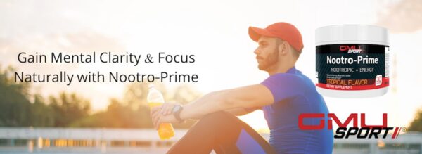 Nootro-Prime GMU SPORT polvo sabor caramelo moka