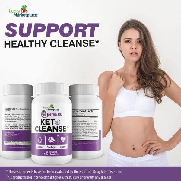 Ingredientes naturales en suplemento Keto Cleanse Pro Herba RX
