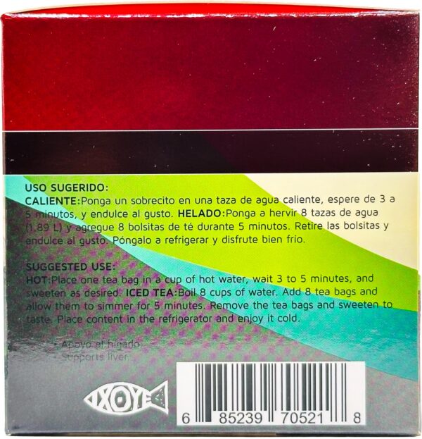 Ingredientes naturales del Té Higadetox Betel Natural