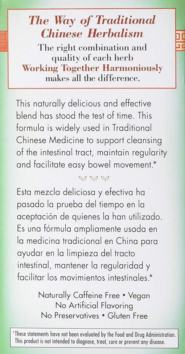 Ingredientes naturales té limpieza colon Bravo Tea