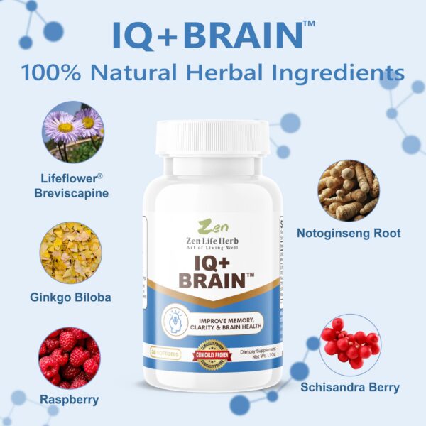 Ingredientes naturales ZEN LIFE HERB para salud cerebral