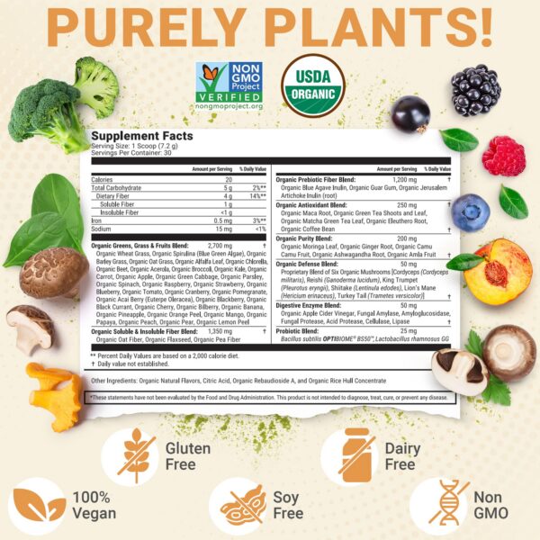 Ingredientes orgánicos en Júce Belly Bliss