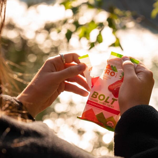 Ingredientes orgánicos sin gluten en gomitas PROBAR Bolt