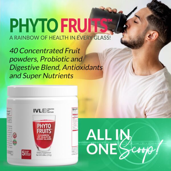 Ingredientes de Polvo de Superalimentos Phyto Fruits IVL