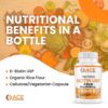 Ingredientes premium biotina ACE NUTRITION 100000mcg