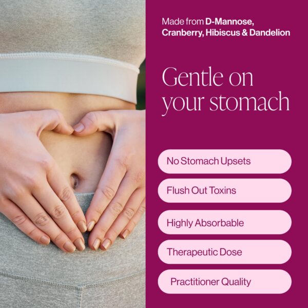 Ingredientes Pure D Mannose cápsulas naturales para salud