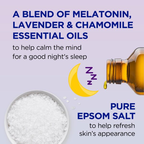 Ingredientes spray Dr Teal's melatonina y aceites esenciales