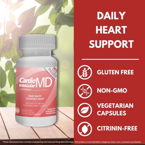 Ingredientes naturales de suplemento cardiovascular ScimeraMD