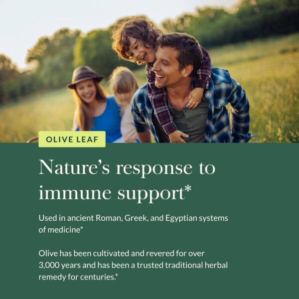 Version 1.0.0 Ingredientes del suplemento Gaia Herbs hojas de olivo